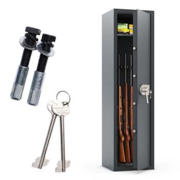 Preview: Rottner Waffenschrank EN0 Dakota 5 Doppelbartschloss anthrazit T06165